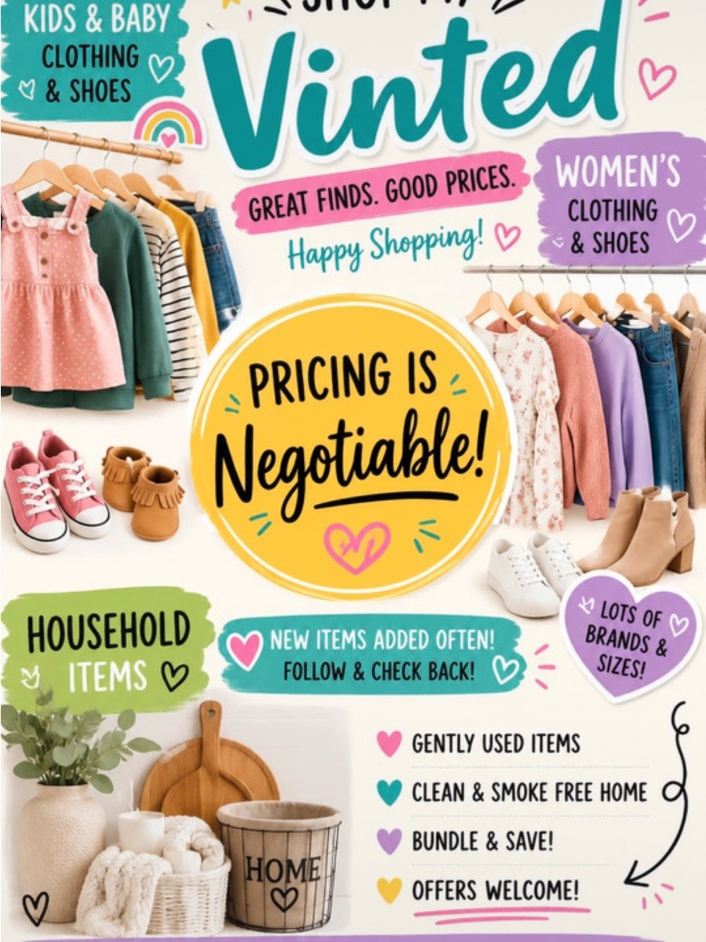 Curated vintage items